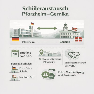 Schüleraustausch stärkt Partnerschaft zwischen Pforzheim und Gernika